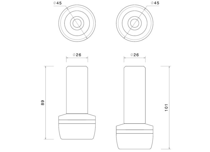 Side sliders kit : PM516