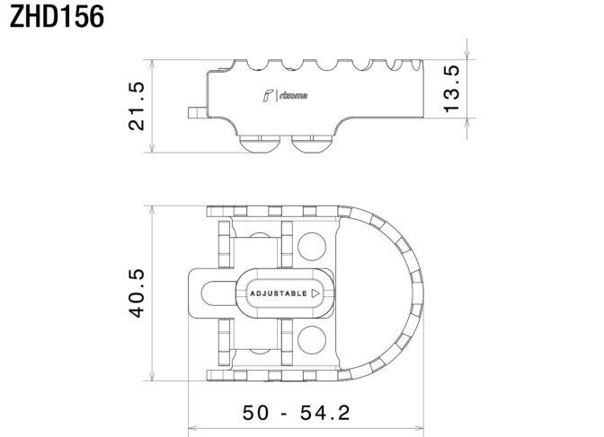 Rear brake lever extension : ZHD156A