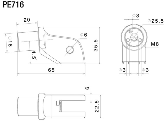 Rizoma peg mounting kit : PE716B