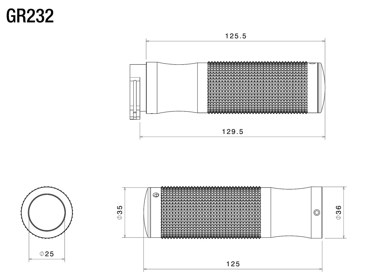 Sport 25.4 for Harley-Davidson : GR232BS