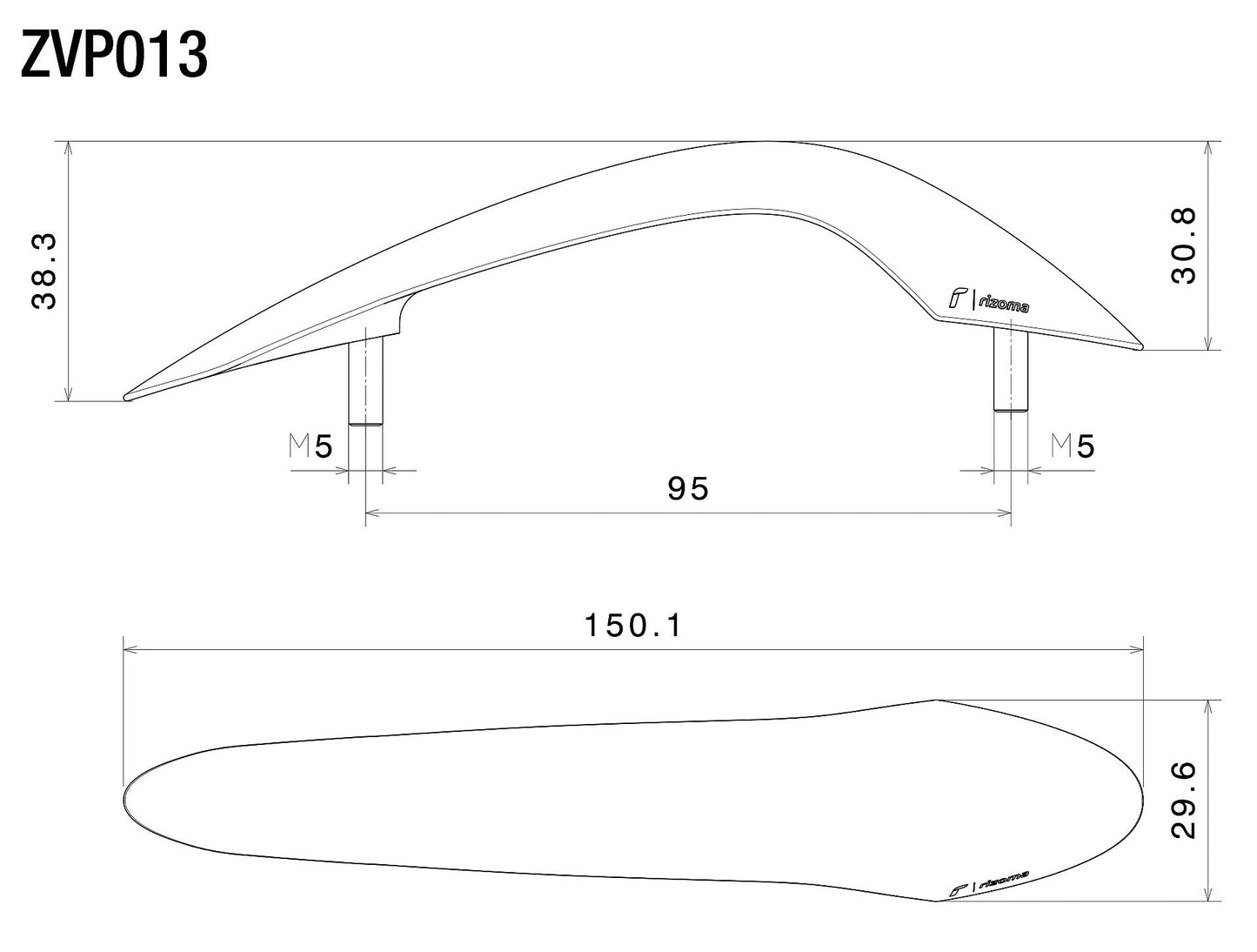 Front MudGuard Crest : ZVP013