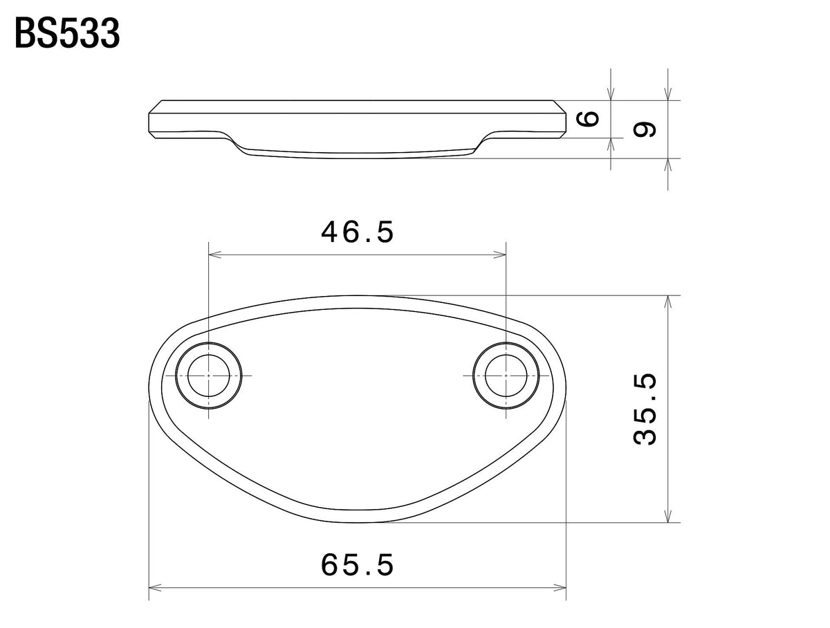 Mirror hole covers : BS533B