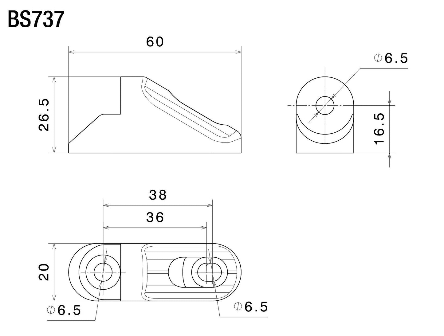 Sport Mount ミラーアダプター : BS737B