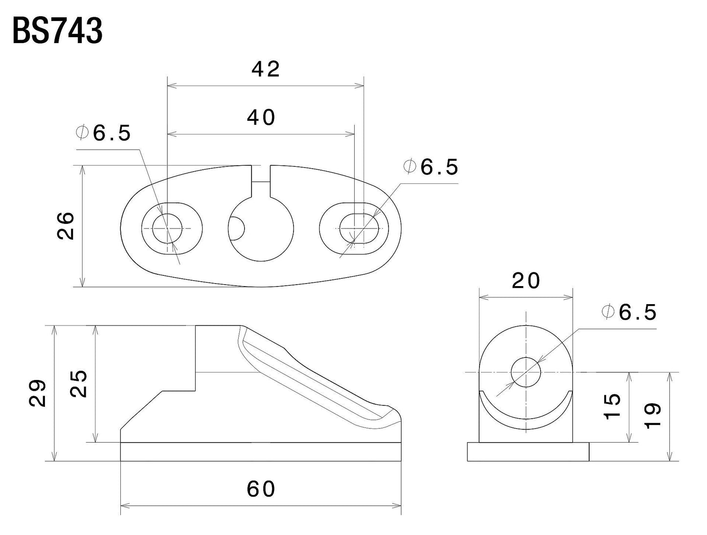 Sport Mount ミラーアダプター : BS743B