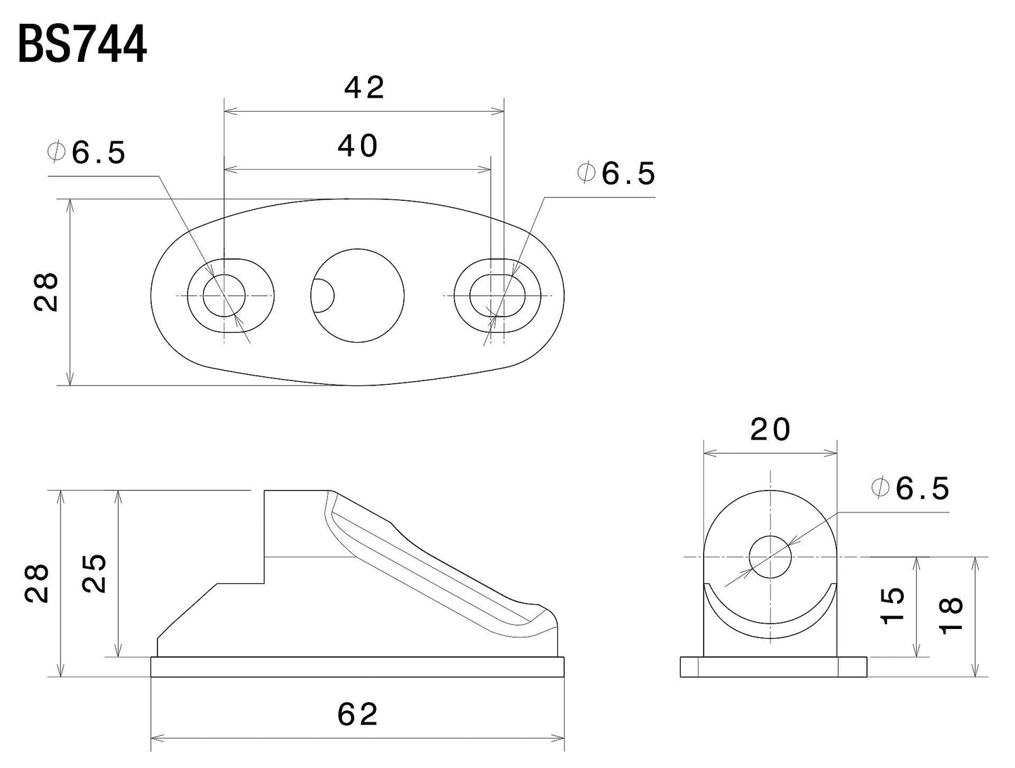 Sport Mount ミラーアダプター : BS744B