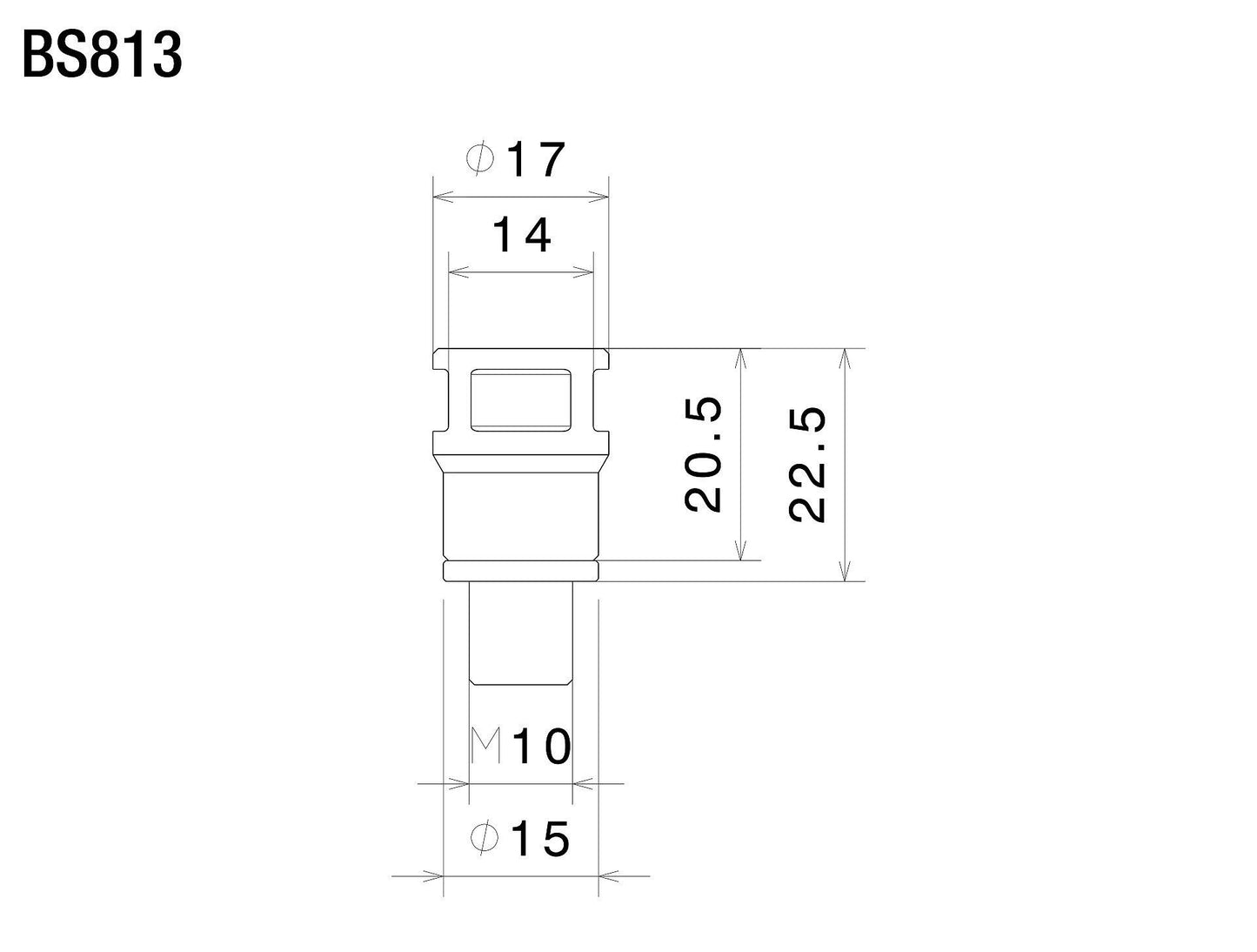 Direct Mount ミラーアダプター : BS813B