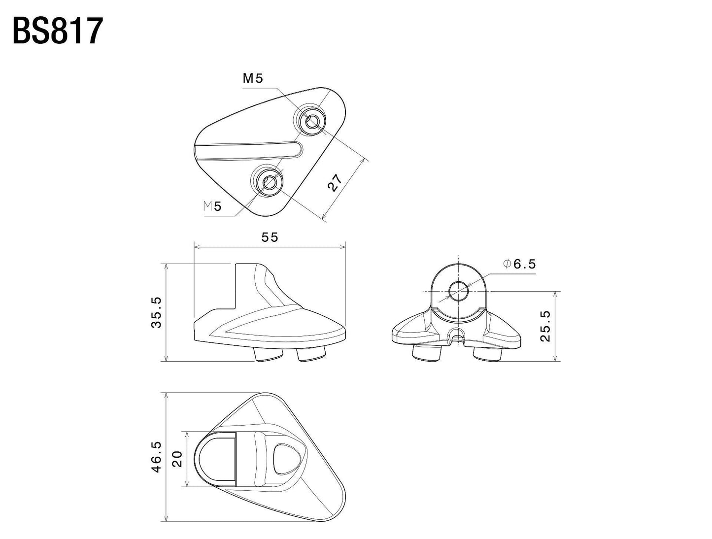 Sport Mount ミラーアダプター : BS817B