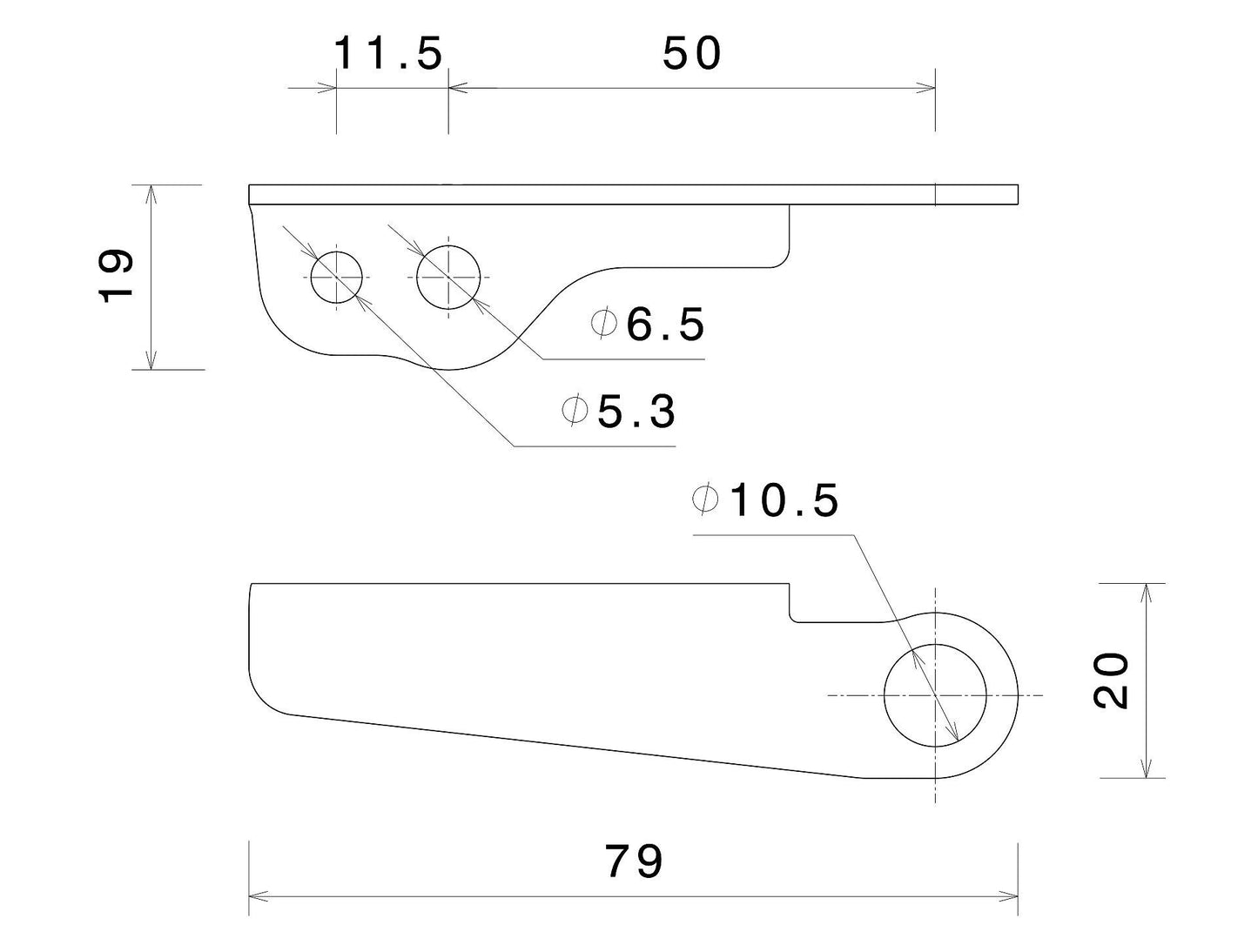 Fluid Tank Brackets : CT462B