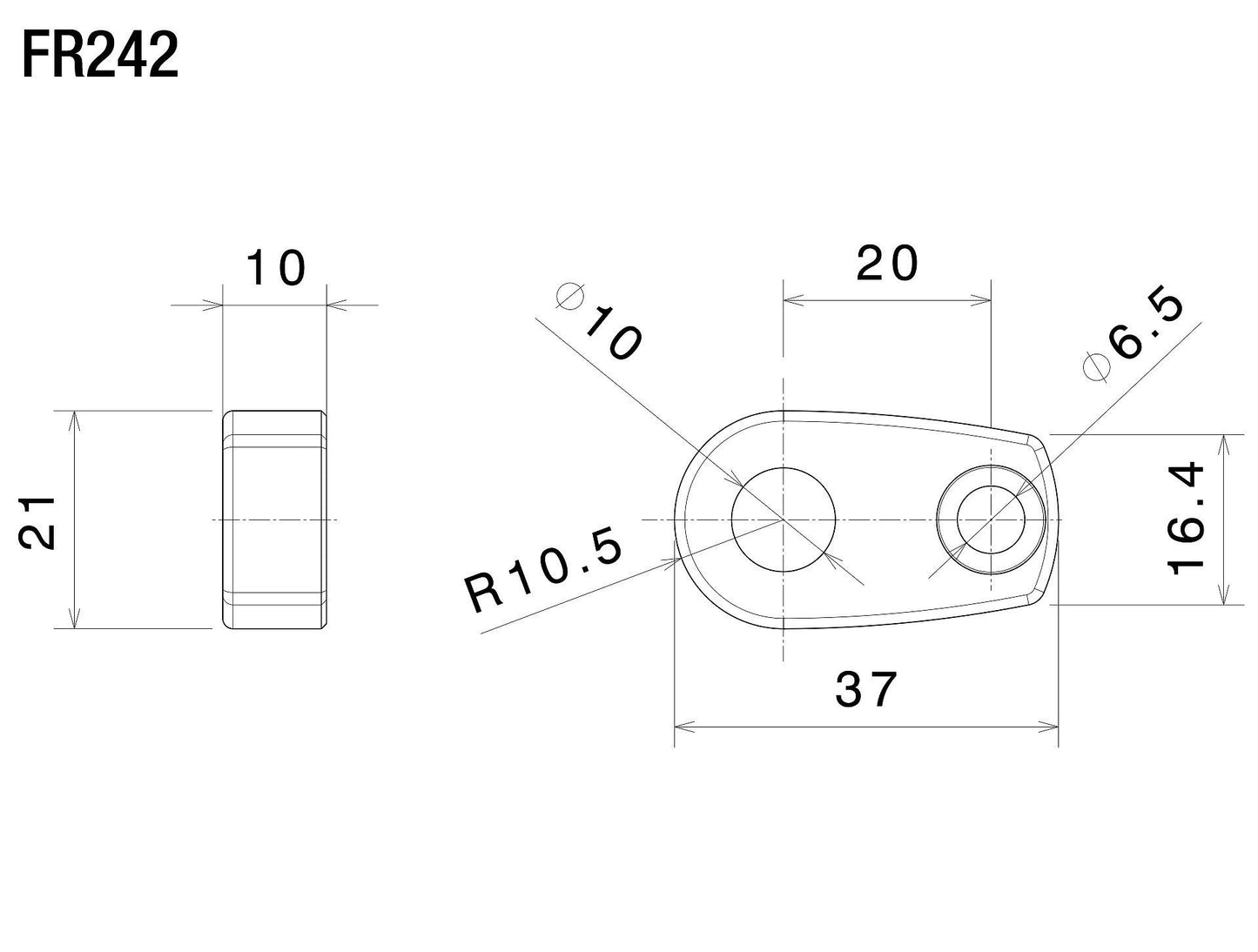 ウィンカーアダプター for Front : FR242B