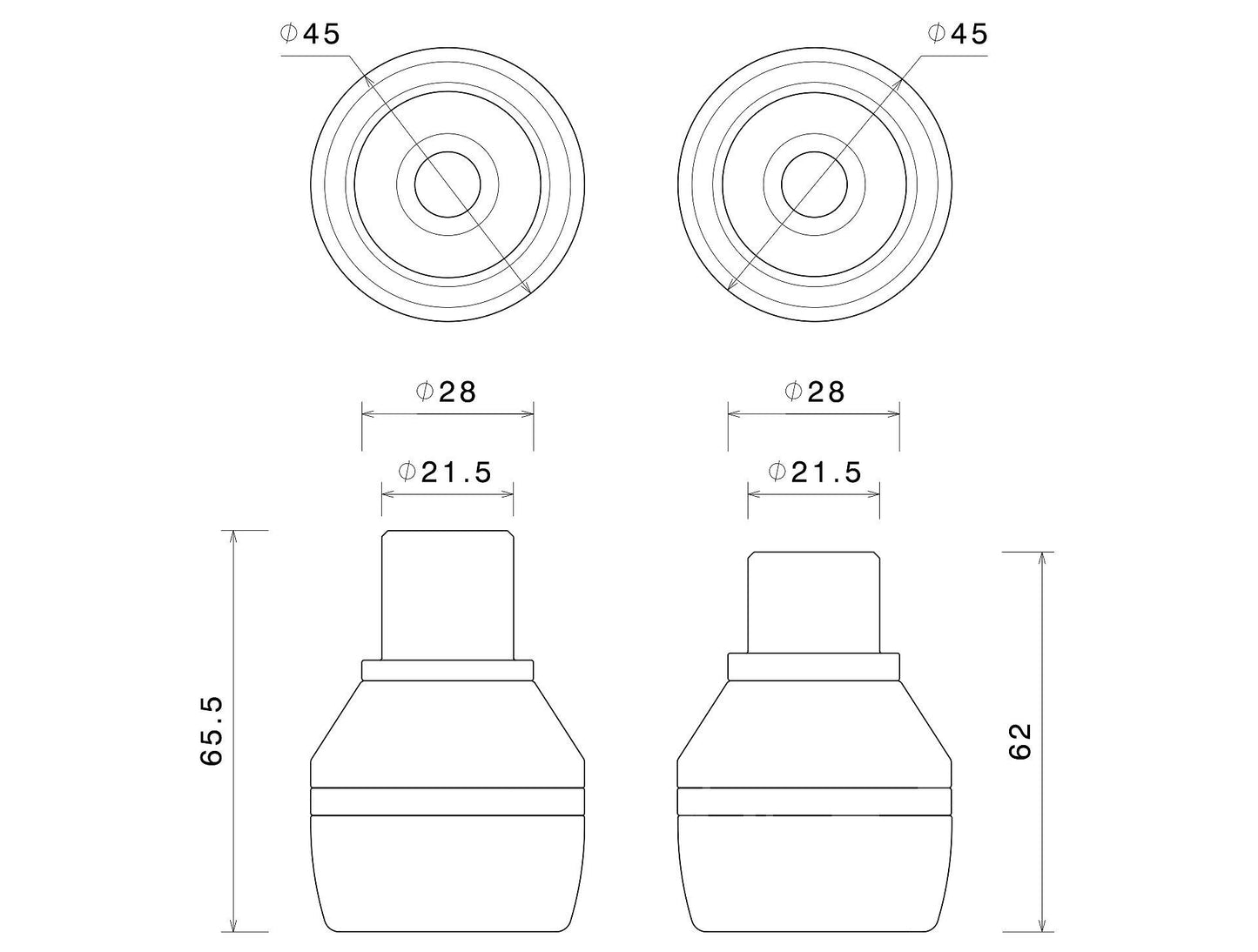 Side sliders kit : PM597