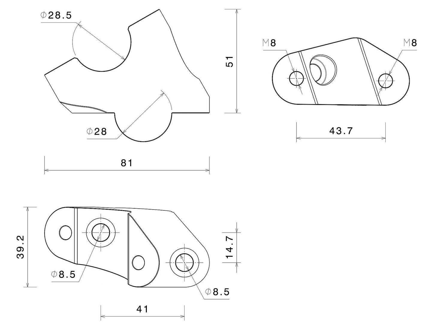 Raised and swept-back risers : ZDM167A
