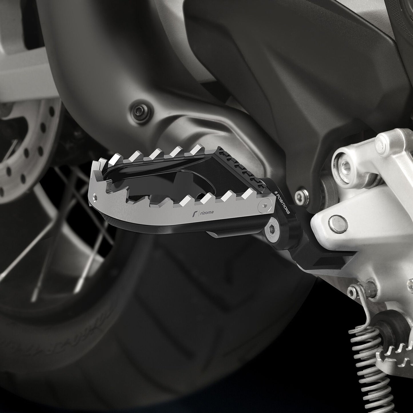 アジャスト機能付 ステップペグ アダプター (∅ 22 mm) : PE726B