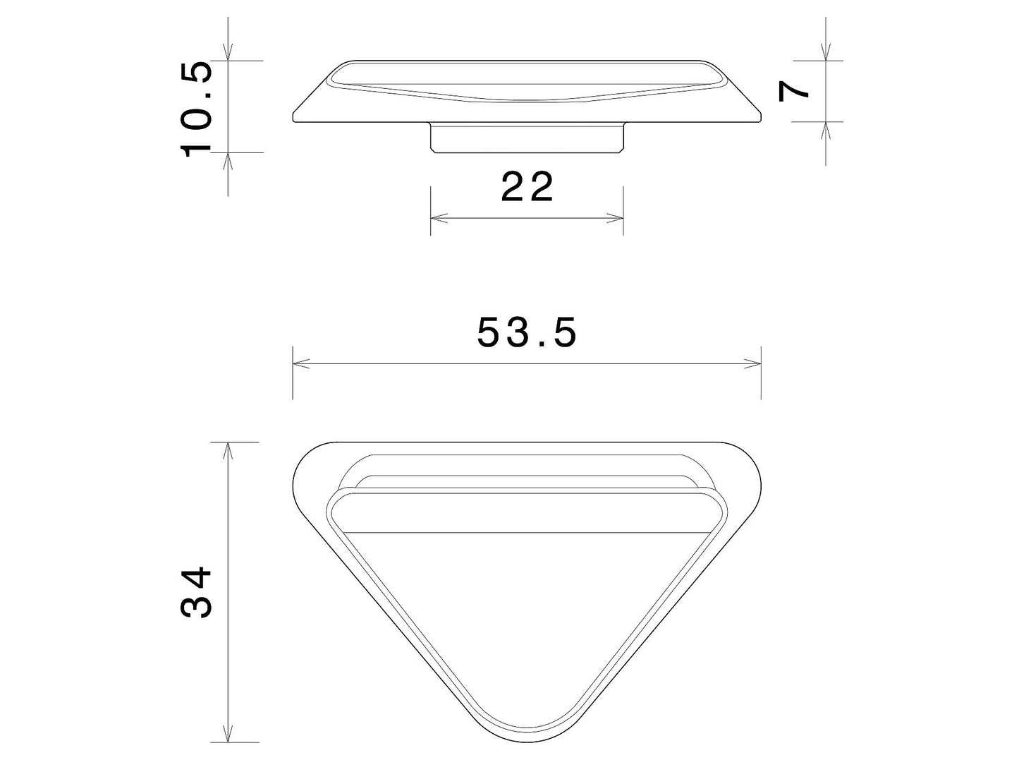 MIRROR HOLE COVERS : BS551B