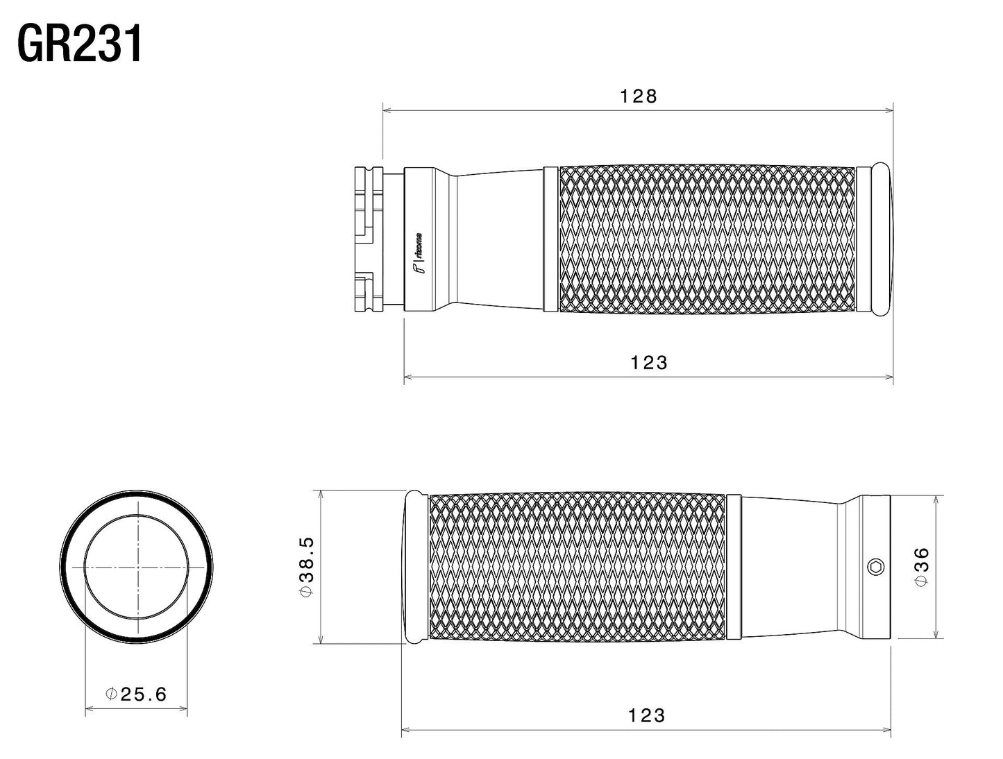 Urlo 25.4 for Harley-Davidson : GR231BS