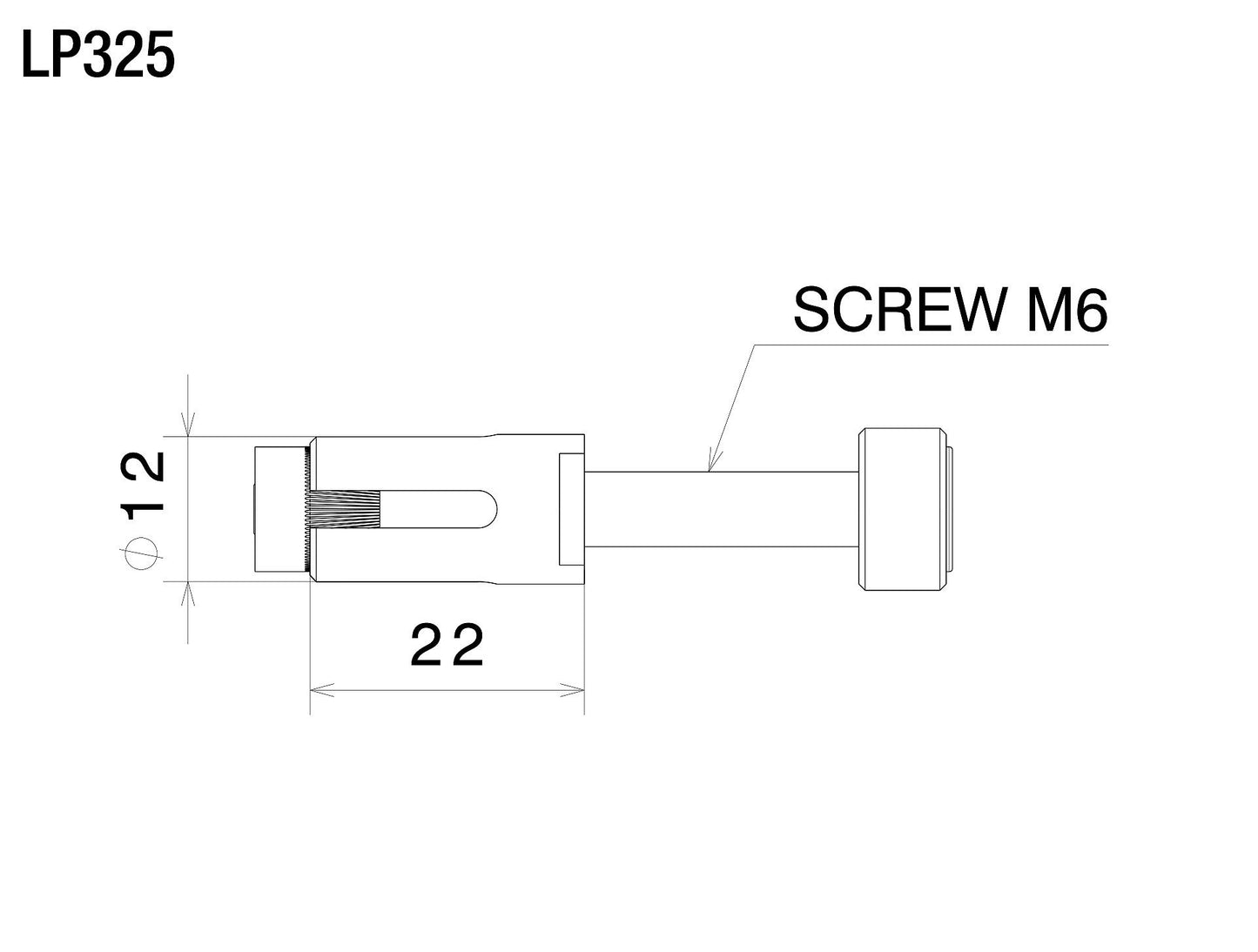 バーエンドアダプター : LP325B