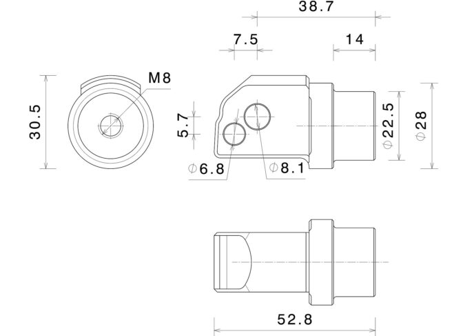 ステップペグ アダプター : PE788B