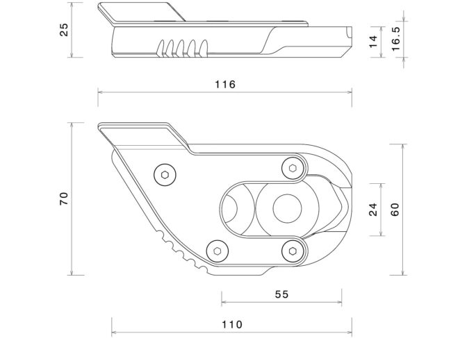 Kick Stand Base Extension : ZBW115
