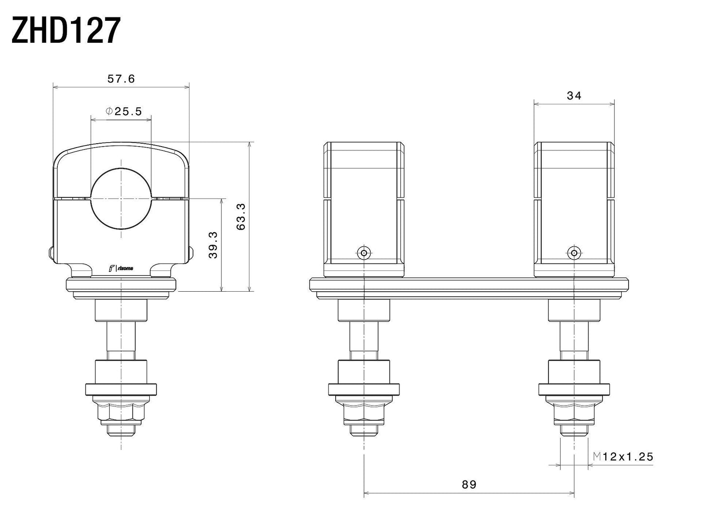 Riser Kit : ZHD127BM