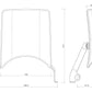 Headlight fairing (aluminum) with Mounting kit : ZYF053A