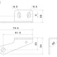 Mounting kit for front turn signals : FR604B