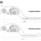 Adjustable Plus Brake Levers : LBX500