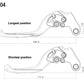 Adjustable Plus Clutch Levers : LCX104