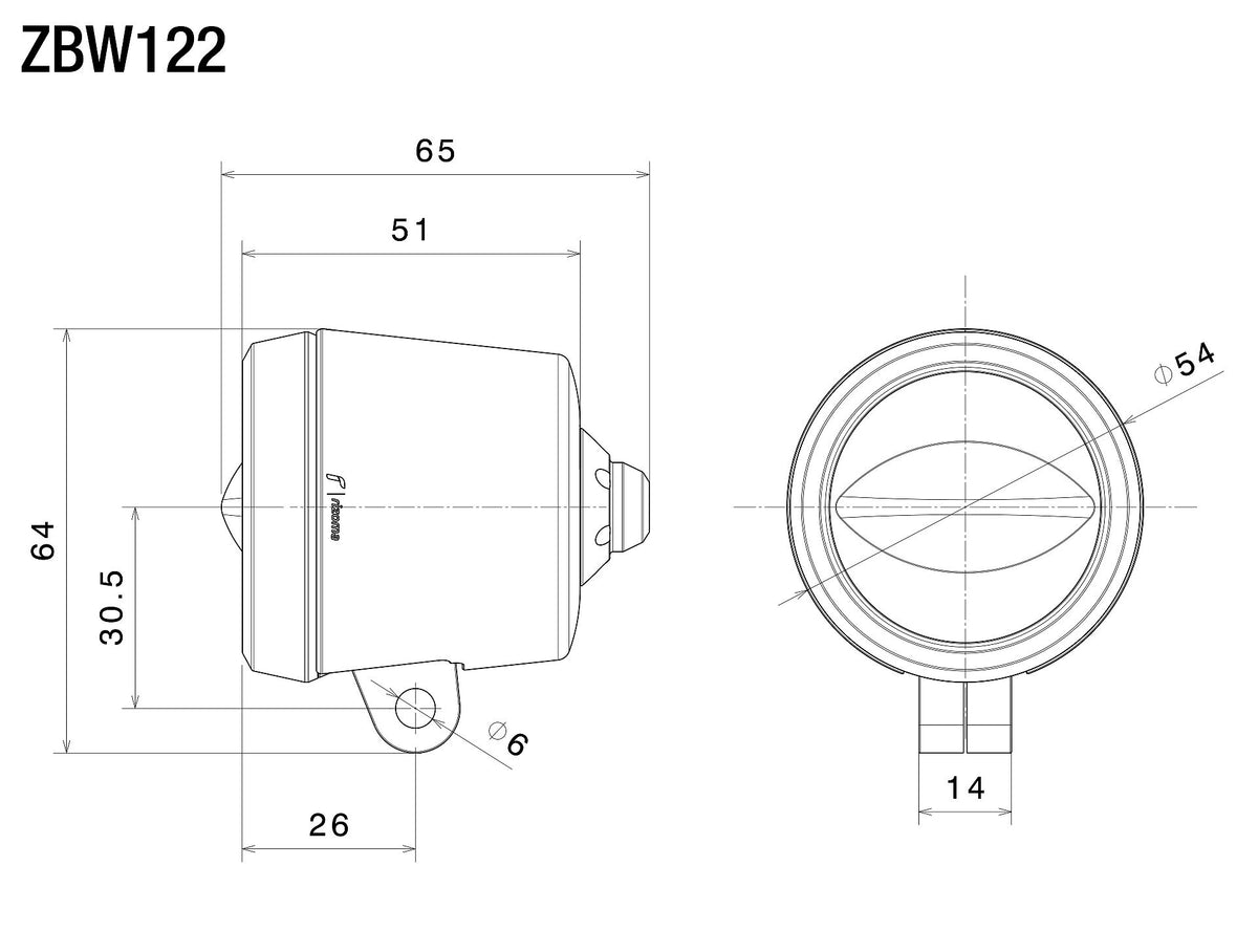 LED fog light kit : ZBW122B