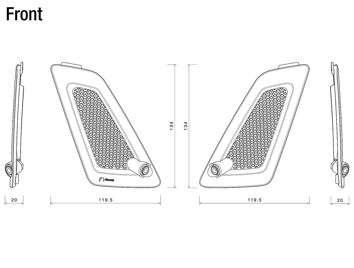 Front/Rear turn signal kit : ZVP018B