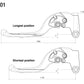 Adjustable Plus Clutch Levers : LCX801B