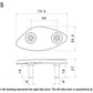 Mirror hole covers : BS545B