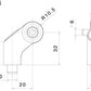 Side Mount ミラーアダプター : BS764B