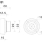 OEM handguard screw covers：ZBW121