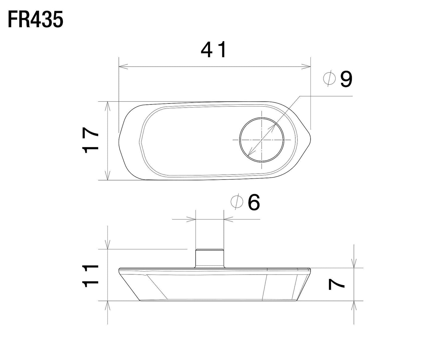 ウィンカーアダプター for OEM : FR435B