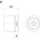 Bar-end plug for OEM handlebar : MA542