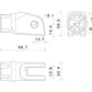 ステップペグ アダプター(∅ 22 mm) : PE724B
