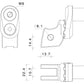 アジャスト機能付 ステップペグ アダプター (∅ 18 mm) : PE727B