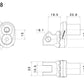 アジャスト機能付 ステップペグ アダプター : PE848B