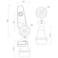 Side sliders kit : PM598