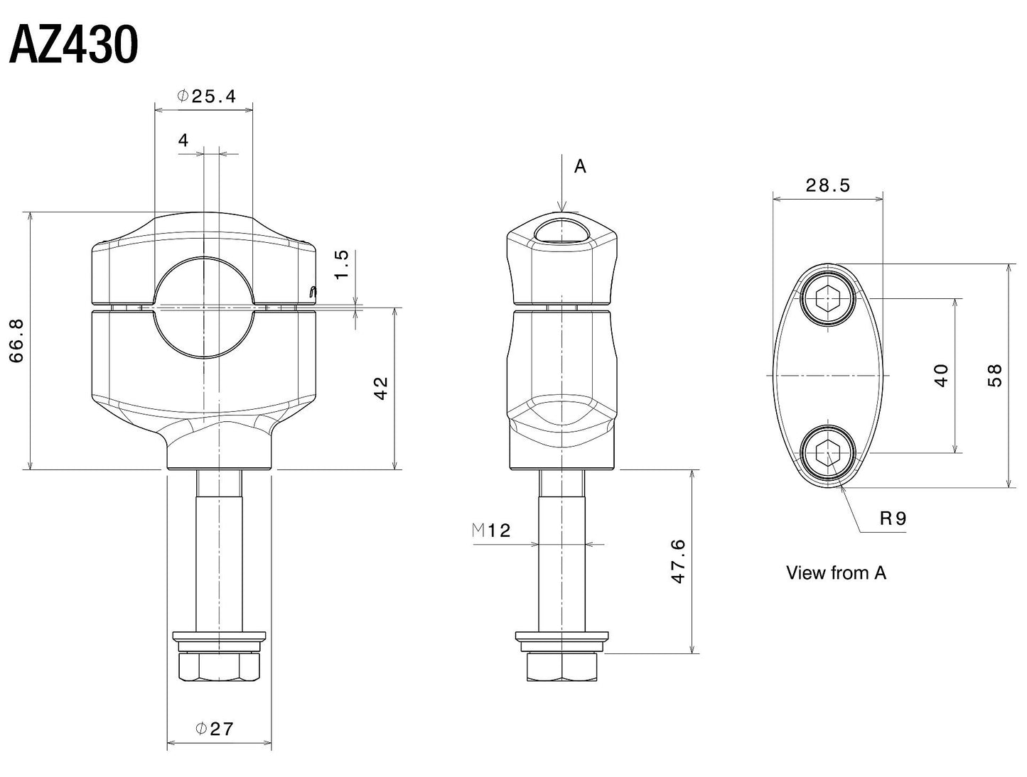 Riser Kit : AZ430B