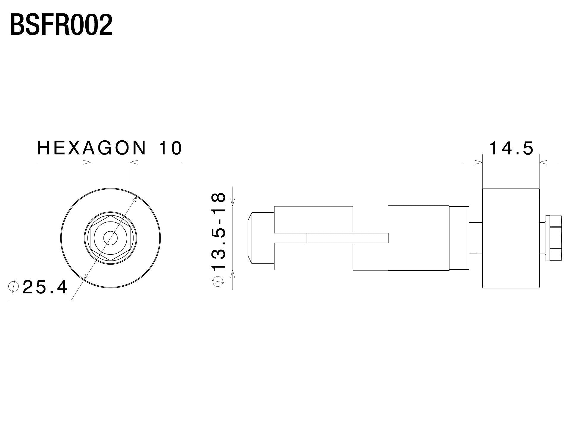 SGUARDO ウィンカー用 ミラーアダプター : BSFR002B – rizoma Japan
