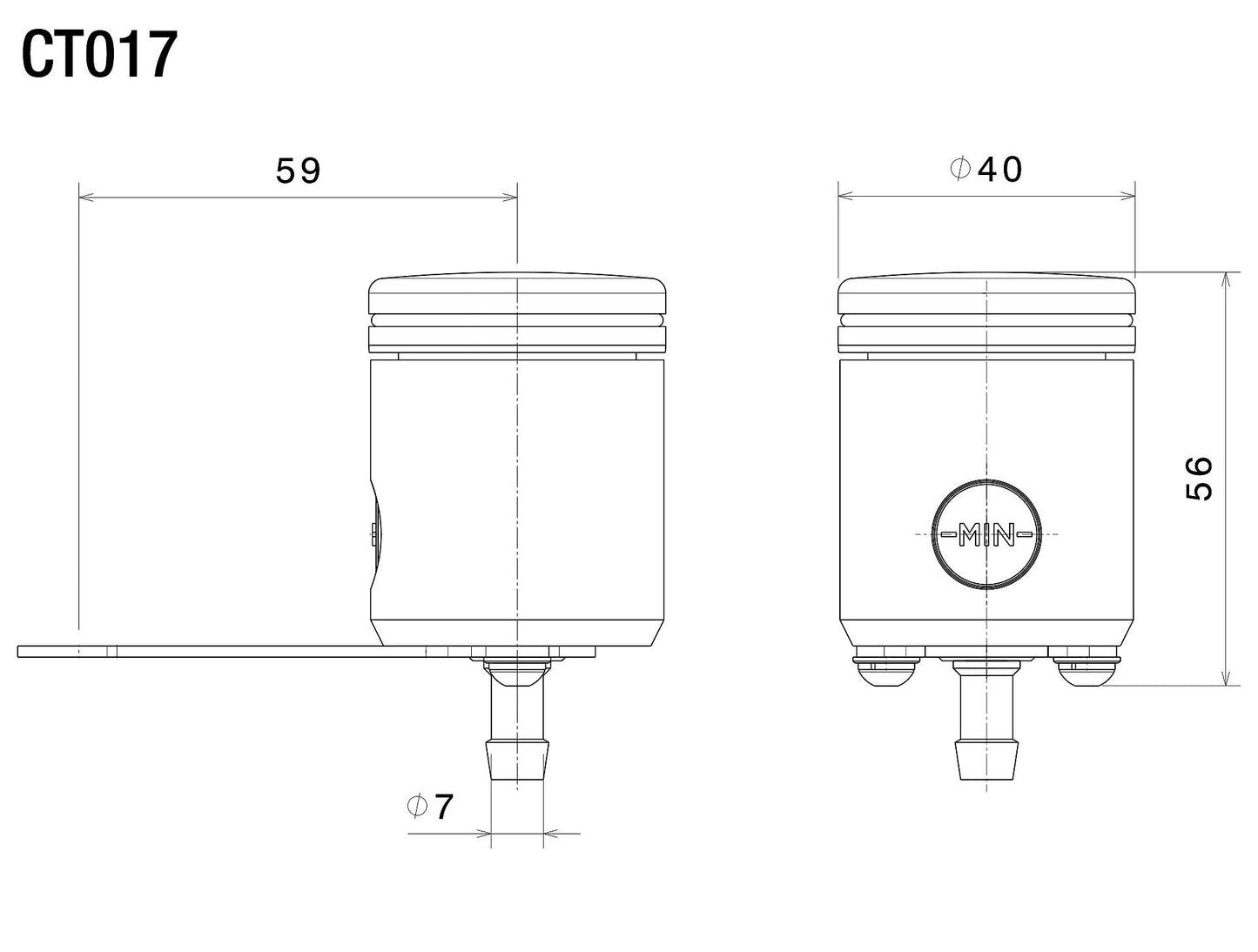 Clutch Fluid Tanks : CT017