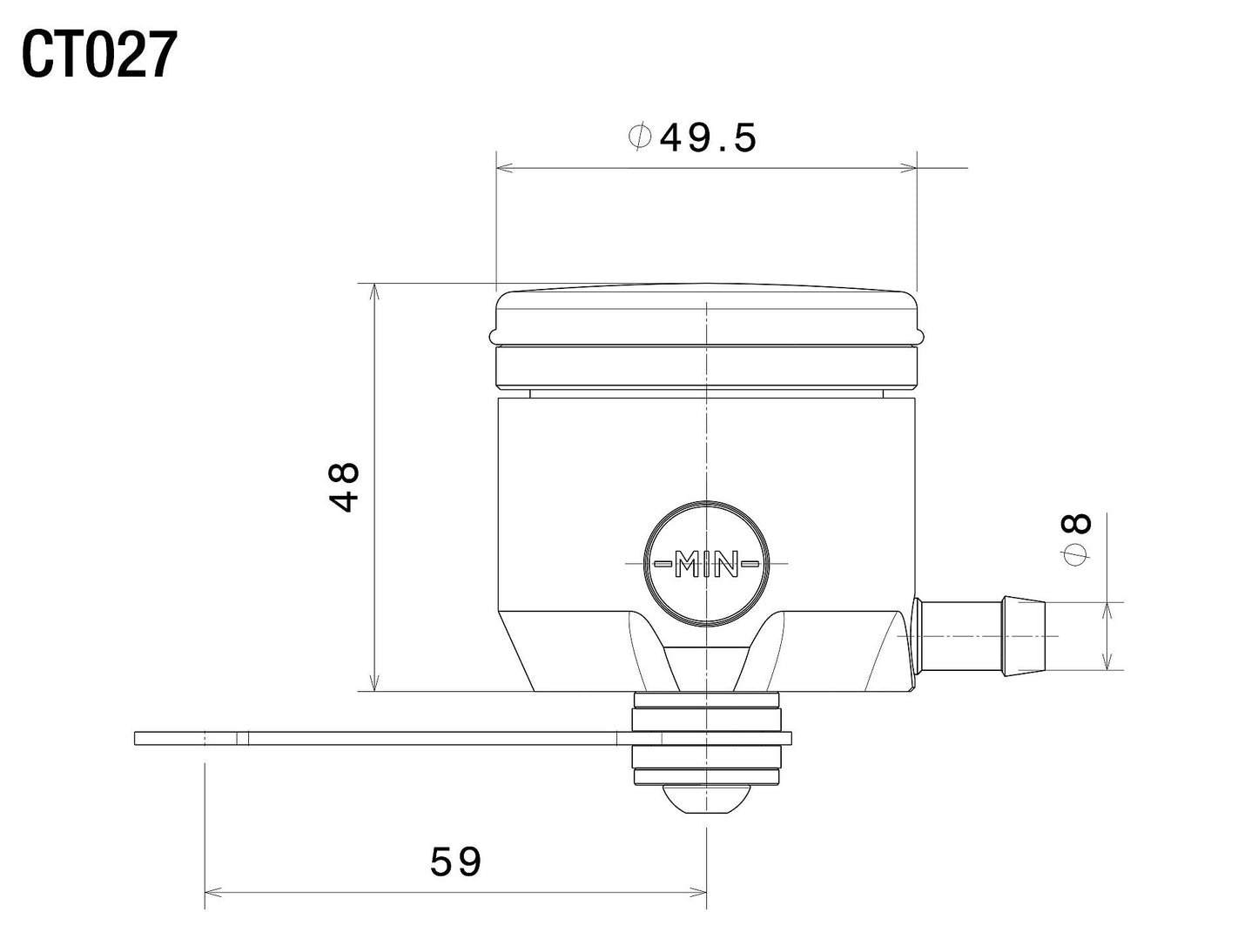 Brake Fluid Tanks : CT027