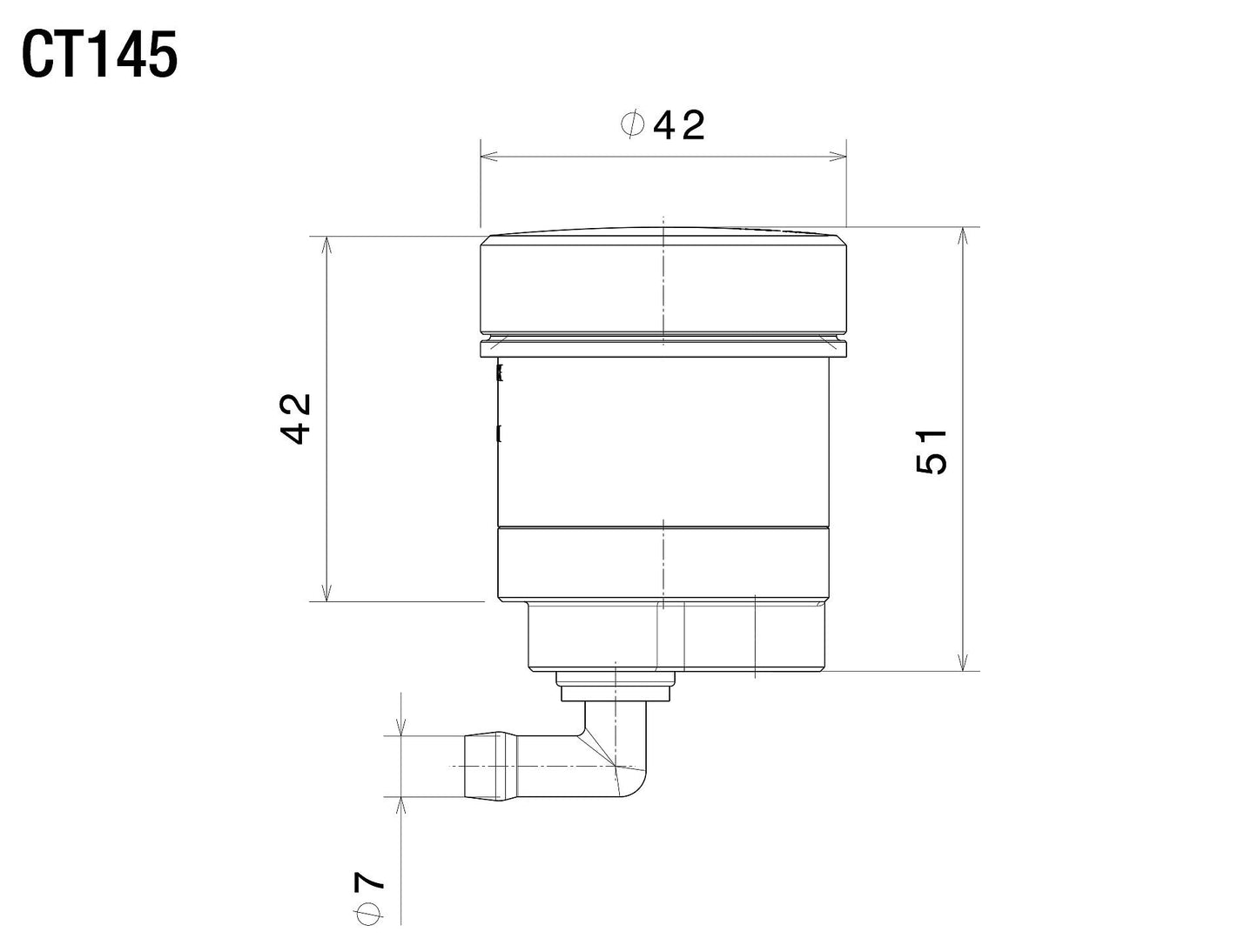 Clutch Fluid Tanks Pure : CT145