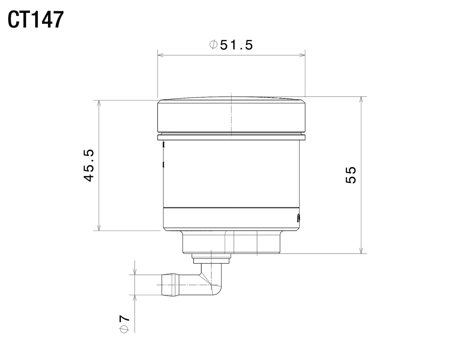 Brake Fluid Tanks Pure : CT147