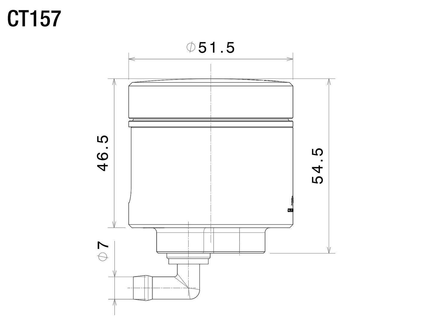 Brake Fluid Tanks Notch : CT157