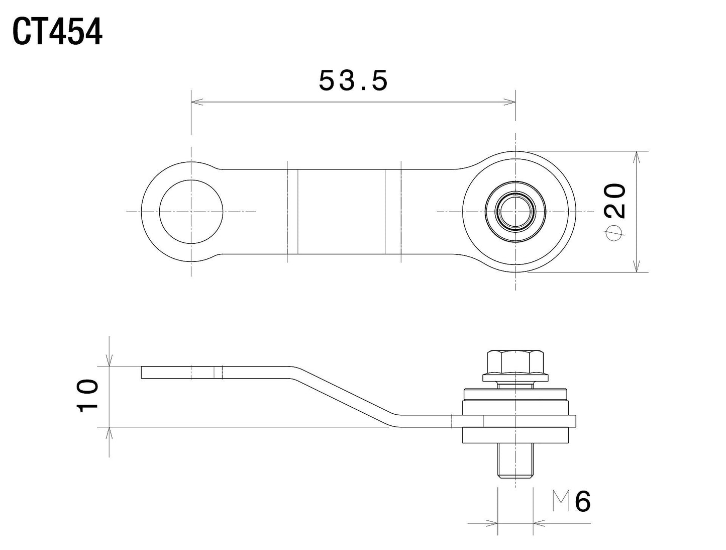 Fluid Tank Brackets : CT454B