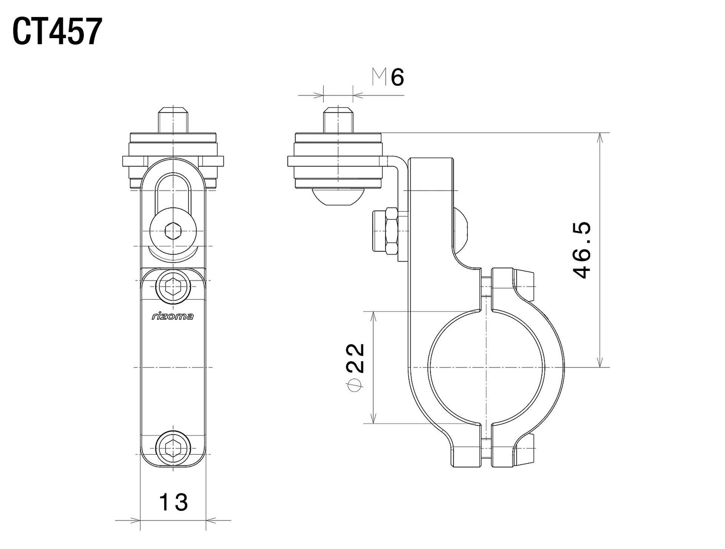 Fluid Tank Brackets : CT457B