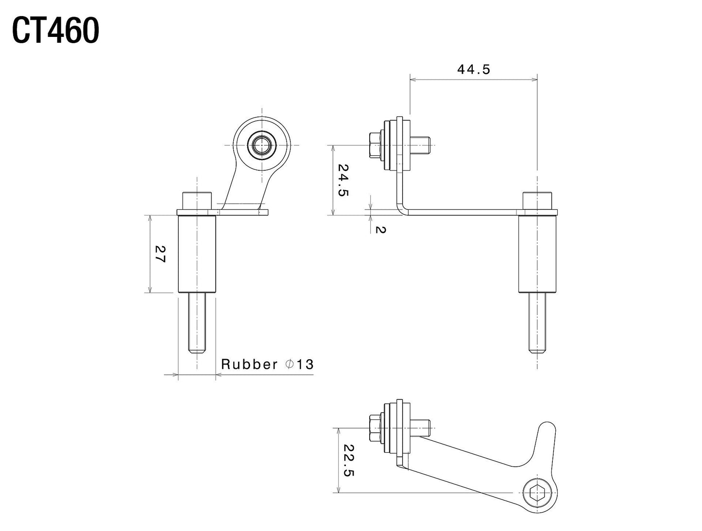 Fluid Tank Brackets : CT460B