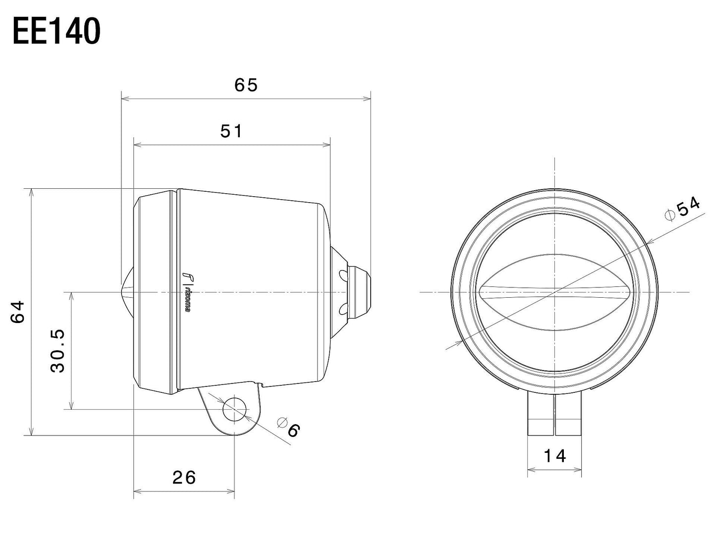 LED Fog Light Kit : EE140B