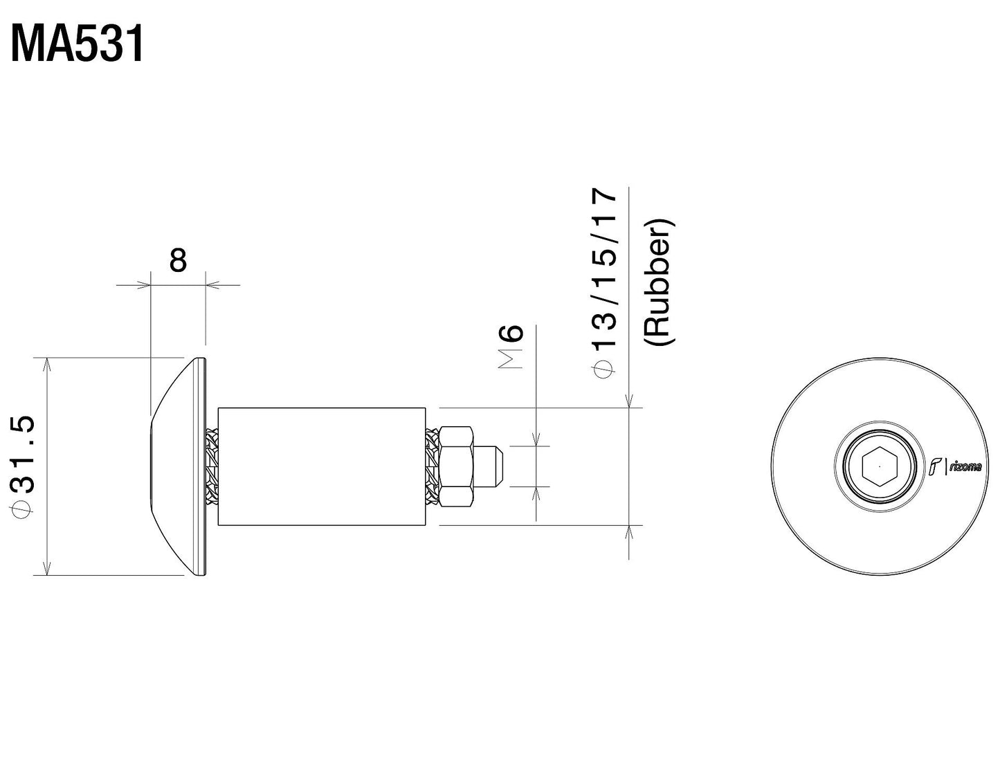 Bar End Plug : MA532